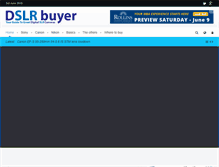 Tablet Screenshot of dslrbuyer.com